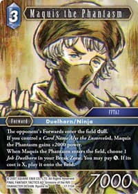 Maquis the Phantasm - Rebellion's Call - Final Fantasy TCG card
