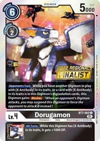 Dorugamon (2022 Championship Offline Regional) [Online Finalist] - Next Adventure - Digimon Card Game card