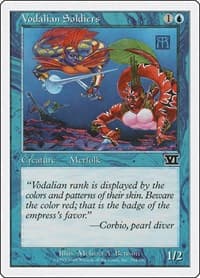 Vodalian Soldiers - Classic Sixth Edition - Magic: The Gathering card