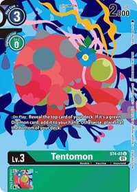 Tentomon (Tamer's Card Set 2 Floral Fun) - Starter Deck 04: Giga Green - Digimon Card Game card