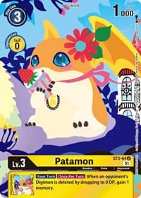 Patamon (Tamer's Card Set 2 Floral Fun) - Starter Deck 03: Heaven's Yellow - Digimon Card Game card