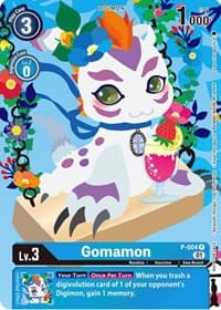 Gomamon - P-004 (Tamer's Card Set 2 Floral Fun) - Digimon Promotion Cards - Digimon Card Game card