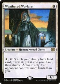 Weathered Wayfarer - Launch Party & Release Event Promos - Magic: The Gathering card