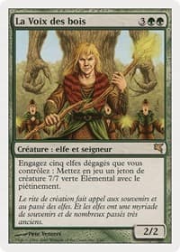 Voice of the Woods (French) - "La Voix des bois" - Magic Encyclopedia 2005 (Salvat/Hachette) - Magic: The Gathering card