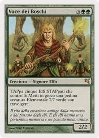 Voice of the Woods (Italian) - "Voce dei Boschi" - Magic Encyclopedia 2005 (Salvat/Hachette) - Magic: The Gathering card
