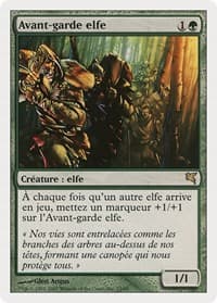 Elvish Vanguard (French) - "Avant-garde elfe" - Magic Encyclopedia 2005 (Salvat/Hachette) - Magic: The Gathering card