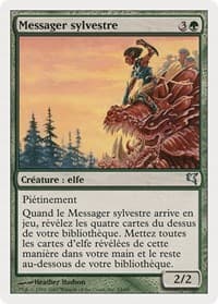 Sylvan Messenger (French) - "Messager sylvestre" - Magic Encyclopedia 2005 (Salvat/Hachette) - Magic: The Gathering card