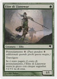 Llanowar Elite (Italian) - "Elite di Llanowar" - Magic Encyclopedia 2005 (Salvat/Hachette) - Magic: The Gathering card