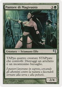 Nullmage Shepherd (Italian) - "Pastore di Magivuoto" - Magic Encyclopedia 2005 (Salvat/Hachette) - Magic: The Gathering card