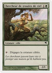 Seeker of Skybreak (French) - "Chercheur de trouées de ciel" - Magic Encyclopedia 2005 (Salvat/Hachette) - Magic: The Gathering card