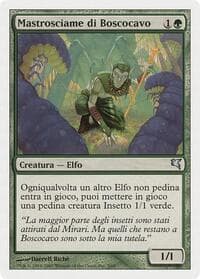 Wirewood Hivemaster (Italian) - "Mastrosciame di Boscocavo" - Magic Encyclopedia 2005 (Salvat/Hachette) - Magic: The Gathering card