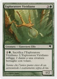 Viridian Scout (Italian) - "Esploratore Viridiano" - Magic Encyclopedia 2005 (Salvat/Hachette) - Magic: The Gathering card