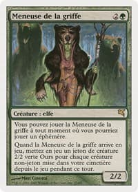 Caller of the Claw (French) - "Meneuse de la griffe" - Magic Encyclopedia 2005 (Salvat/Hachette) - Magic: The Gathering card