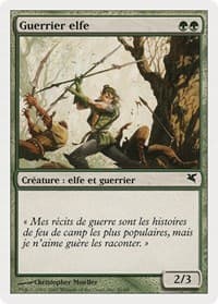 Elvish Warrior (French) - "Guerrier elfe" - Magic Encyclopedia 2005 (Salvat/Hachette) - Magic: The Gathering card