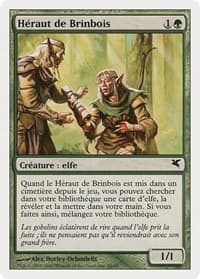 Wirewood Herald (French) - "Héraut de Brinbois" - Magic Encyclopedia 2005 (Salvat/Hachette) - Magic: The Gathering card