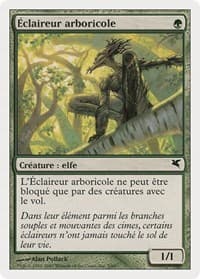 Treetop Scout (French) - "Éclaireur arboricole" - Magic Encyclopedia 2005 (Salvat/Hachette) - Magic: The Gathering card