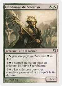 Selesnya Guildmage (French) - "Ghildmage de Selesnya" - Magic Encyclopedia 2005 (Salvat/Hachette) - Magic: The Gathering card