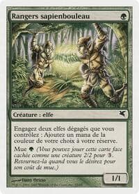 Birchlore Rangers (French) - "Rangers sapienbouleau" (B53) - Magic Encyclopedia 2005 (Salvat/Hachette) - Magic: The Gathering card
