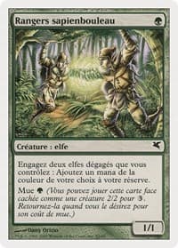 Birchlore Rangers (French) - "Rangers sapienbouleau" (B52) - Magic Encyclopedia 2005 (Salvat/Hachette) - Magic: The Gathering card