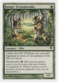 Birchlore Rangers (Italian) - "Ranger Scrutabetulla" (B52) - Magic Encyclopedia 2005 (Salvat/Hachette) - Magic: The Gathering card