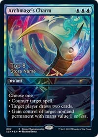 Archmage's Charm (Top 8) - Game Day & Store Championship Promos - Magic: The Gathering card