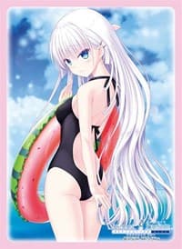 Broccoli Character Sleeve: Summer Pockets Reflection Blue - Shiroha Naruse Swimsuit Ver. (80-Pack) - Broccoli Imported Card Sleeves - Card Sleeves card