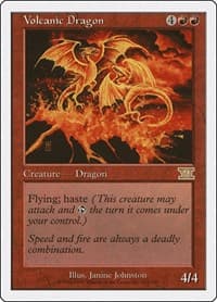 Volcanic Dragon - Classic Sixth Edition - Magic: The Gathering card