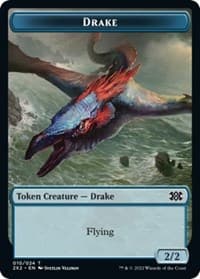 Drake // Angel Double-Sided Token - Double Masters 2022 - Magic: The Gathering card