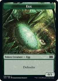 Egg // Spirit (008) Double-Sided Token - Double Masters 2022 - Magic: The Gathering card