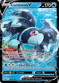 Lumineon V - SWSH250 - SWSH: Sword & Shield Promo Cards - Pokemon card
