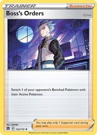 Boss's Orders [Cyrus] - Deck Exclusives - Pokemon card
