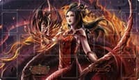 Uprising Playmat - Dromai, Ash Artist - Alpha Investments - Flesh and Blood Playmats - Playmats card