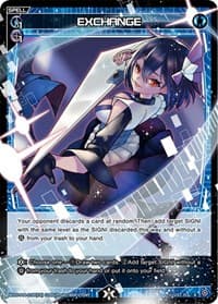 EXCHANGE (Parallel Foil) - Vertex Diva - WIXOSS card