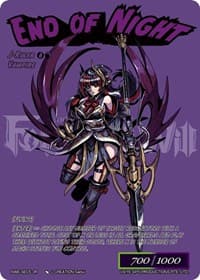 Night of the Legendary Vampire // End of Night (Secret) - A New World Emerges - Force of Will card