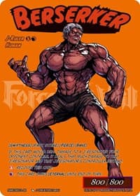 Extract of the Fire Moon // Berserker (Secret) - A New World Emerges - Force of Will card
