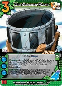 Ultra Compressed Weights (Plus Ultra Pack 2 Judge) - UniVersus: My Hero Academia Promo Cards - UniVersus card