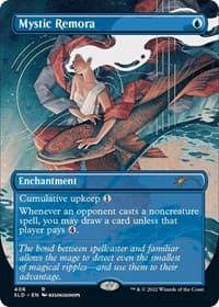 Mystic Remora (Borderless) - Secret Lair Drop Series - Magic: The Gathering card