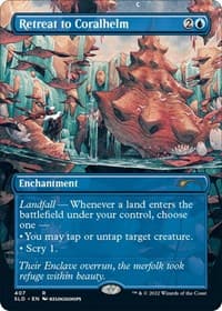Retreat to Coralhelm (Borderless) - Secret Lair Drop Series - Magic: The Gathering card