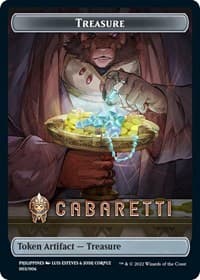 Treasure Token (Cabaretti) [SEA Exclusive] - Streets of New Capenna - Magic: The Gathering card