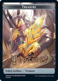 Treasure Token (Brokers) [SEA Exclusive] - Streets of New Capenna - Magic: The Gathering card