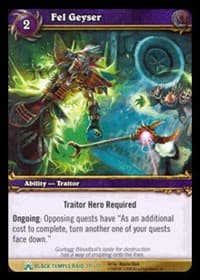 Fel Geyser - The Black Temple - WoW card