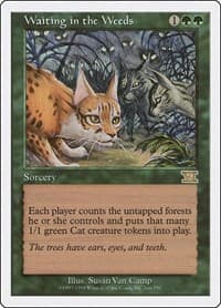 Waiting in the Weeds - Classic Sixth Edition - Magic: The Gathering card