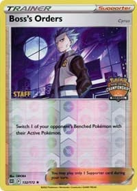 Boss's Orders [Cyrus] - 132/172 (Regional Championships) [Staff] - League & Championship Cards - Pokemon card