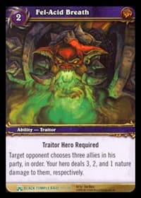 Fel-Acid Breath - The Black Temple - WoW card