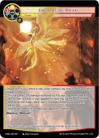 Judgment of Solari - A New World Emerges - Force of Will card