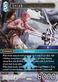 Serah - Rebellion's Call - Final Fantasy TCG card