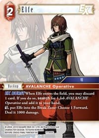 Elfe EX - Rebellion's Call - Final Fantasy TCG card