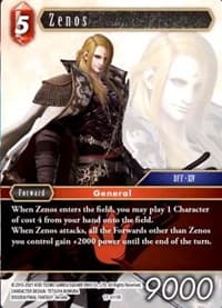 Zenos - Rebellion's Call - Final Fantasy TCG card