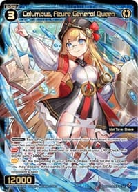 Columbus, Azure General Queen - Vertex Diva - WIXOSS card