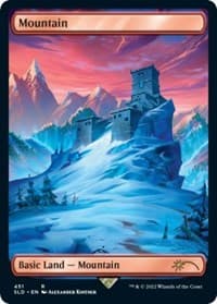 Mountain (451) - Secret Lair Drop Series - Magic: The Gathering card